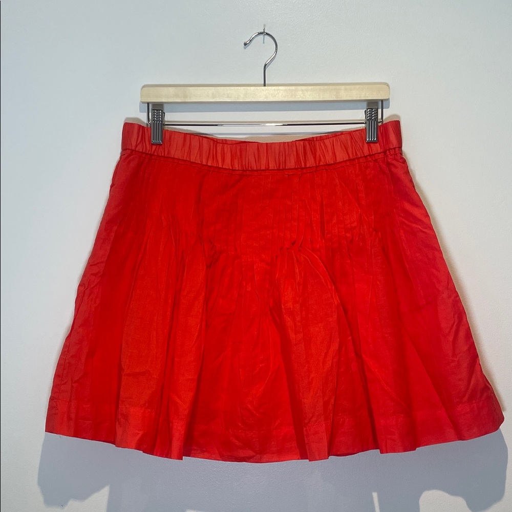 Casual Coral Pintuck Skirt